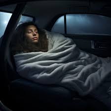 sleeping in car